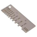 Maxbell Thickness Gauge Fillet Weld Ruler Weld Seam Tester Weld Thickness Ruler Tool