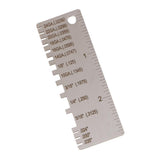 Maxbell Thickness Gauge Fillet Weld Ruler Weld Seam Tester Weld Thickness Ruler Tool