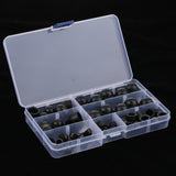 Maxbell 50 Pieces M5 M6 M8 M10 Nut & Bolt Dome Cover Caps Hex Plastic Black - Aladdin Shoppers