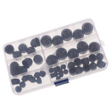 Maxbell 50 Pieces M5 M6 M8 M10 Nut & Bolt Dome Cover Caps Hex Plastic Black - Aladdin Shoppers