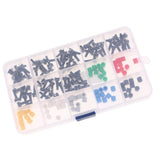 Maxbell Maxbell 150pcs Momentary Tactile Push Button Micro Switch Miniature 7-Color 6x6x16
