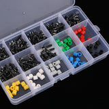 Maxbell Maxbell 150pcs Momentary Tactile Push Button Micro Switch Miniature 7-Color 6x6x16