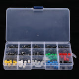 Maxbell Maxbell 150pcs Momentary Tactile Push Button Micro Switch Miniature 7-Color 6x6x16