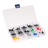 Maxbell Maxbell 150pcs Momentary Tactile Push Button Micro Switch Miniature 7-Color 6x6x16