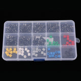 Maxbell Maxbell 150pcs Momentary Tactile Push Button Micro Switch Miniature 7-Color 6x6x16