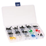 Maxbell Maxbell 150pcs Momentary Tactile Push Button Micro Switch Miniature 7-Color 6x6x16