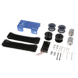 Maxbell DIY TP101 Robot Chassis Tank    Smart Car Kit With Crawler Motor Blue