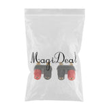 Maxbell Maxbell 2pcs Dual 4mm Banana Plug Jack Socket Binding Post For Speaker Amplifier Terminal