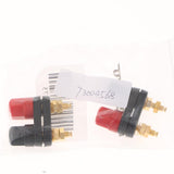 Maxbell 2pcs Dual 4mm Banana Plug Jack Socket Binding Post For Speaker Amplifier Terminal - Aladdin Shoppers