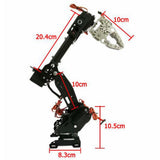 Maxbell Stainless Steel 8DOF 8 Degrees of Freedom DIY Mechanical Robot Arm Claw Kit