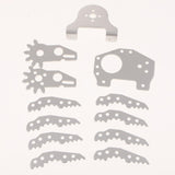 Maxbell Stainless Steel 8DOF 8 Degrees of Freedom DIY Mechanical Robot Arm Claw Kit