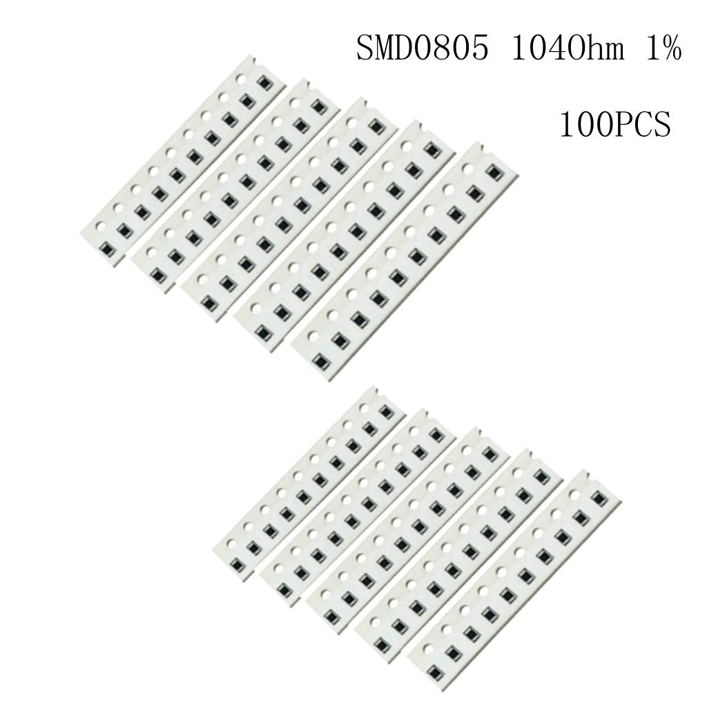 Maxbell 100Pcs SMD0805 104 SMD Chip Resistors 100K Ohm 1/8W 1%