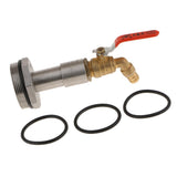 4xStainless Steel Ton Barrel Replacement Outlet Tap Faucet for Oil Water