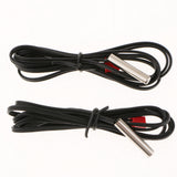 Maxbell DC 4-28V Dual Display Digital Thermometer NTC Metal Probe Red Blue Display