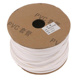 Maxbell 1 Roll Inner Dia. 2mm Wire Marking Machine PVC Pipe Sleeve Cable Marker White Color 0.75mm2 - Aladdin Shoppers