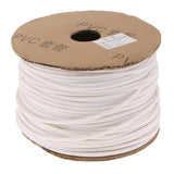 Maxbell 1 Roll Inner Dia. 2mm Wire Marking Machine PVC Pipe Sleeve Cable Marker White Color 0.75mm2 - Aladdin Shoppers
