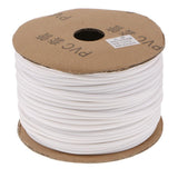 Maxbell Maxbell 1 Roll Inner Dia. 2.5mm Wire Marking Machine PVC Pipe Sleeve Cable Marker White Color 1mm2