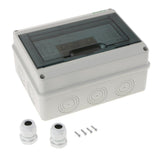 Maxbell 5 / 8 Ways Plastic Distribution Box for Circuit Breaker Indoor On the Wall 8WAYS