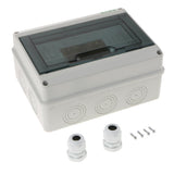 Maxbell 5 / 8 Ways Plastic Distribution Box for Circuit Breaker Indoor On the Wall 8WAYS