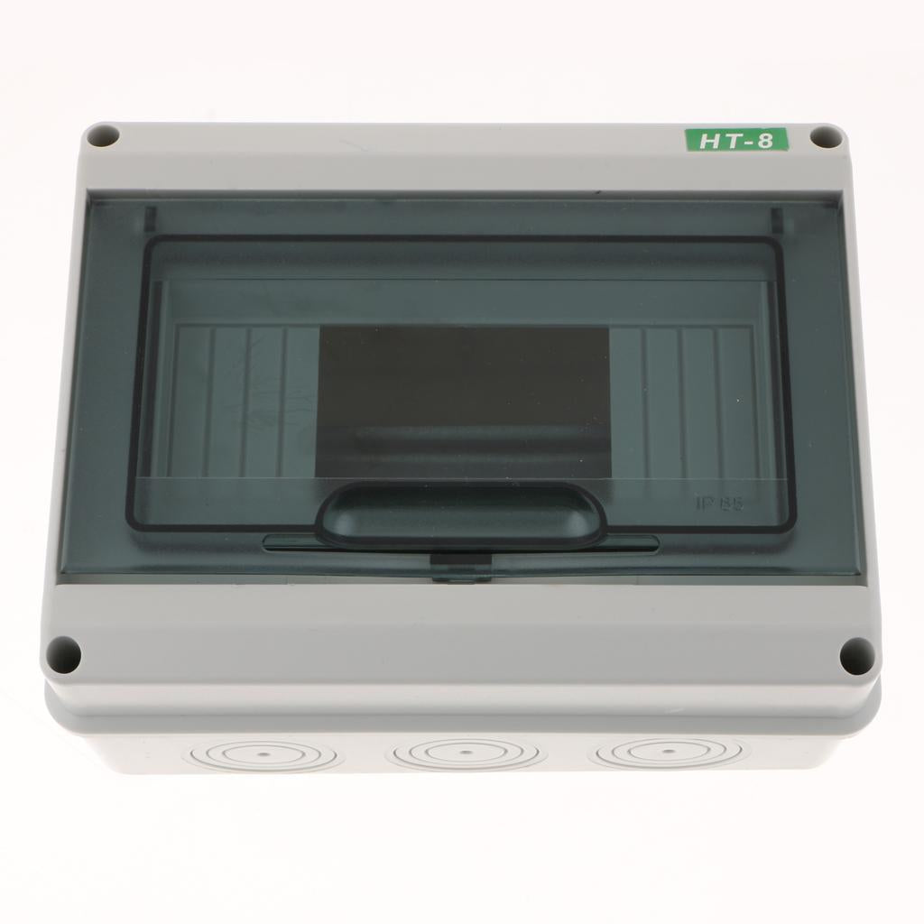 Maxbell 5 / 8 Ways Plastic Distribution Box for Circuit Breaker Indoor On the Wall 8WAYS