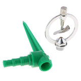 JR6030 Garden Sprinkler, 360 Degree Rotating Lawn Sprinkler Nozzle with Spike, Adjustable Irrigation Watering System 1/2 Inch DN15 - Aladdin Shoppers