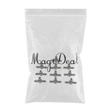 10pcs Adjustable Irrigation Drippers Emitters Micro Sprinklers Heads 4/7Flat T-Type Drip Watering for Greenhouse Patio Garden Flower Bed - Aladdin Shoppers