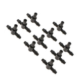 10pcs Adjustable Irrigation Drippers Emitters Micro Sprinklers Heads 4/7Flat T-Type Drip Watering for Greenhouse Patio Garden Flower Bed - Aladdin Shoppers