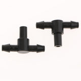 10pcs Adjustable Irrigation Drippers Emitters Micro Sprinklers Heads 4/7Flat T-Type Drip Watering for Greenhouse Patio Garden Flower Bed - Aladdin Shoppers