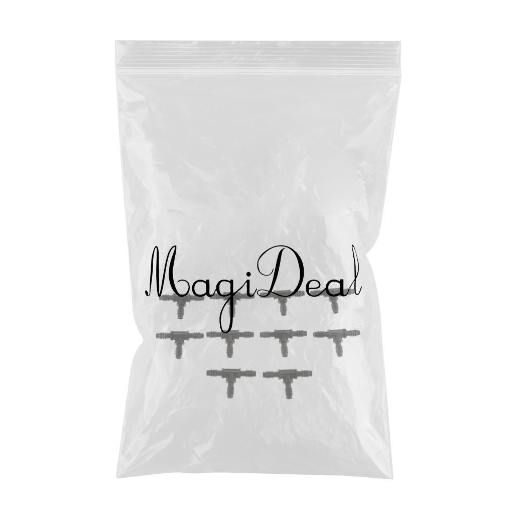 Maxbell Maxbell Micro Irrigation Pipe Hose Garden Water +10 Pcs Tee Connectors Drip