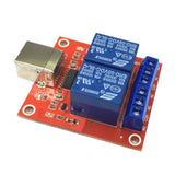 Maxbell Maxbell 2 Channel USB Relay Module HID no Drive USB Relay Computer Control 5V