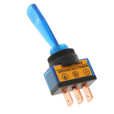 Maxbell 12VDC 20A Car Boat Marine Two Position ON/OFF SPST 0.47inch Mount Illuminated Flick Toggle Switch Color Blue - Aladdin Shoppers