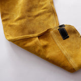 Maxbell Maxbell Leather Welding Jackets 100CM Length Long Welding Apron, Flame Resistant Welder Clothes Coat with Sleeves, Wear-resistant Anti-scald Welding Cape