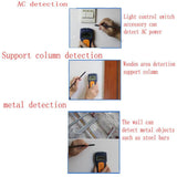 Maxbell TS79 3 in 1 Stud Finder Wire Metal Wood Detectors AC Wire Detect Wall Scanner Finder with LCD Display[1-PACK] - Aladdin Shoppers