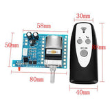 Maxbell Maxbell 9V Infrared Remote Control Volume Control Board Pre AMP Motor Potentiometer