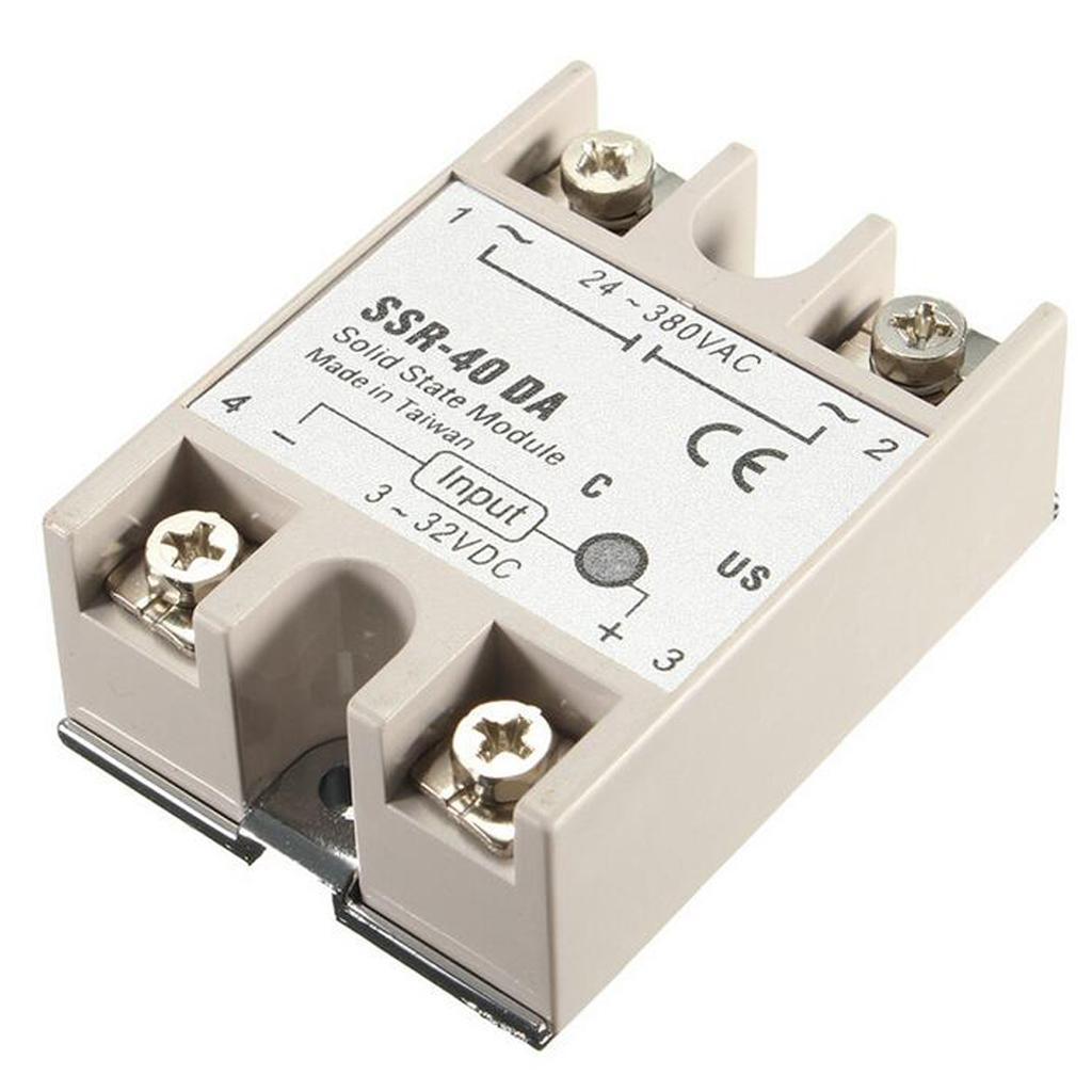 Maxbell Maxbell REX-C100 Digital PID Temperature Controller Set: Thermostat SSR output + Max.40A SSR Relay + K Thermocouple Probe RKC (3PCS)