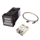 5xDigital PID REX-C100 Temperature Controller+max.40A SSR K Thermocouple Set