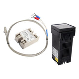5xDigital PID REX-C100 Temperature Controller+max.40A SSR K Thermocouple Set