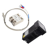 5xDigital PID REX-C100 Temperature Controller+max.40A SSR K Thermocouple Set