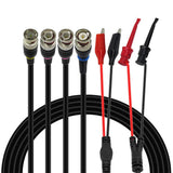 Maxbell P1260D Multimeter Test Lead Oscilloscope Test Probe Kit, BNC Male to Male, Alligator Clip, Mini Grabber - Aladdin Shoppers