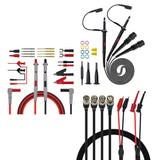 Maxbell P1260D Multimeter Test Lead Oscilloscope Test Probe Kit, BNC Male to Male, Alligator Clip, Mini Grabber - Aladdin Shoppers