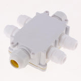 Maxbell Maxbell Waterproof IP68 Outdoor / External Junction Box Connector Gland Underground Cable Box - White, 6 Way