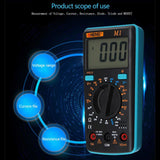 ANENG M1 Handheld Digital Clamp Meter Multimeter Tester DMM AC/DC Volt Blue - Aladdin Shoppers