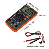 ANENG Handheld Digital Clamp Meter Multimeter Tester DMM AC/DC Volt Orange - Aladdin Shoppers