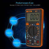 ANENG Handheld Digital Clamp Meter Multimeter Tester DMM AC/DC Volt Orange - Aladdin Shoppers