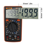 ANENG Handheld Digital Clamp Meter Multimeter Tester DMM AC/DC Volt Orange - Aladdin Shoppers