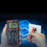 ANENG M1 Handheld Digital Clamp Meter Multimeter Tester DMM AC/DC Volt Red - Aladdin Shoppers
