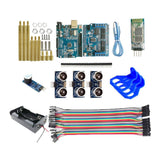Arduino BT Control Starter Kit with Ultrasonic Distance Measuring Sensor Compatible with Arduino R3 - Aladdin Shoppers