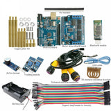 Maxbell WiFi Control Kit UNO R3 Plate Motor Shield For Obstacle Avoidance Track Uno R3 Starter Kit with All Sensors & Plastic Box for Robotics & Electronics - Aladdin Shoppers