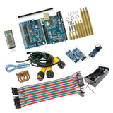 Maxbell WiFi Control Kit UNO R3 Plate Motor Shield For Obstacle Avoidance Track Uno R3 Starter Kit with All Sensors & Plastic Box for Robotics & Electronics - Aladdin Shoppers