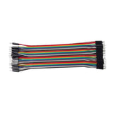 Maxbell Dupont line 40pcs Multicolored Dupont Wire 40pin Male to Male, Breadboard Jumper Wires Ribbon Cables Kit for Arduino - Aladdin Shoppers